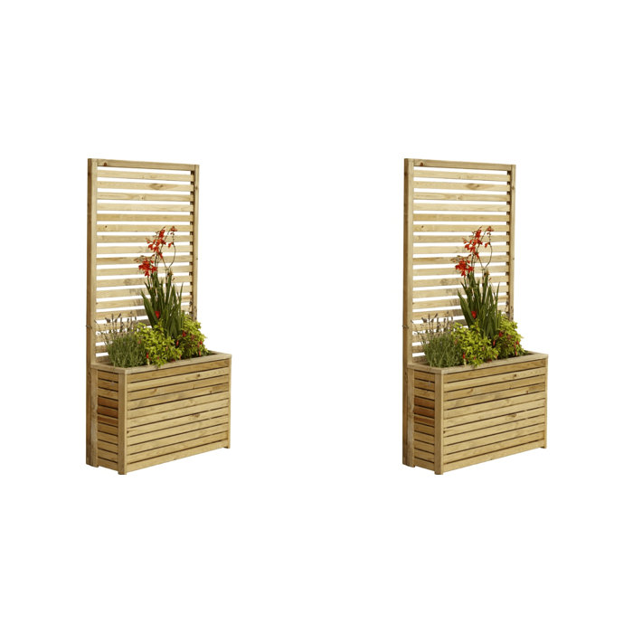 eJoy 71'' H x 36'' W Wood Lattice Panel Trellis Wayfair